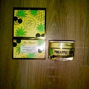 Too Faced Pineapple Glow Moisturizing & Brightening Face Mask 1.63 oz. NEW